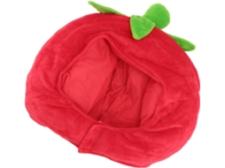 Chapéu de Pelúcia em Formato de Tomate Vermelho de Desenho Animado CHABERLU