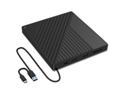 Gravador/leitor De Dvd/cd Usb 3.0 E Usb C, Para Laptops/pcs Windows, Mac E Linux Hexinyigjly