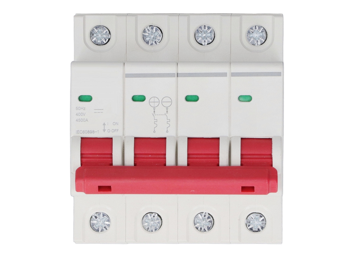 Disjuntor Protector De Surtos Dz47y 63z C63 4p 400v Para Casa
