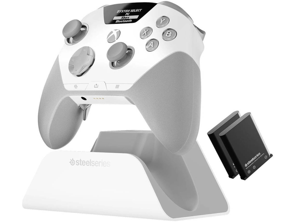 Comando Sem Fios STEELSERIES Aeon Pro (Xbox e Pc - Branco)