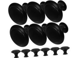 Yardenfun Conjunto De 12 Puxadores Redondos Em Aço Inoxidável Formato Cogumelo Para Gavetas, Armários E Cômodas, Ideais