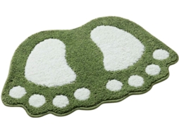 Tapete Antiderrapante Para Casa De Banho 48x67cm Verde