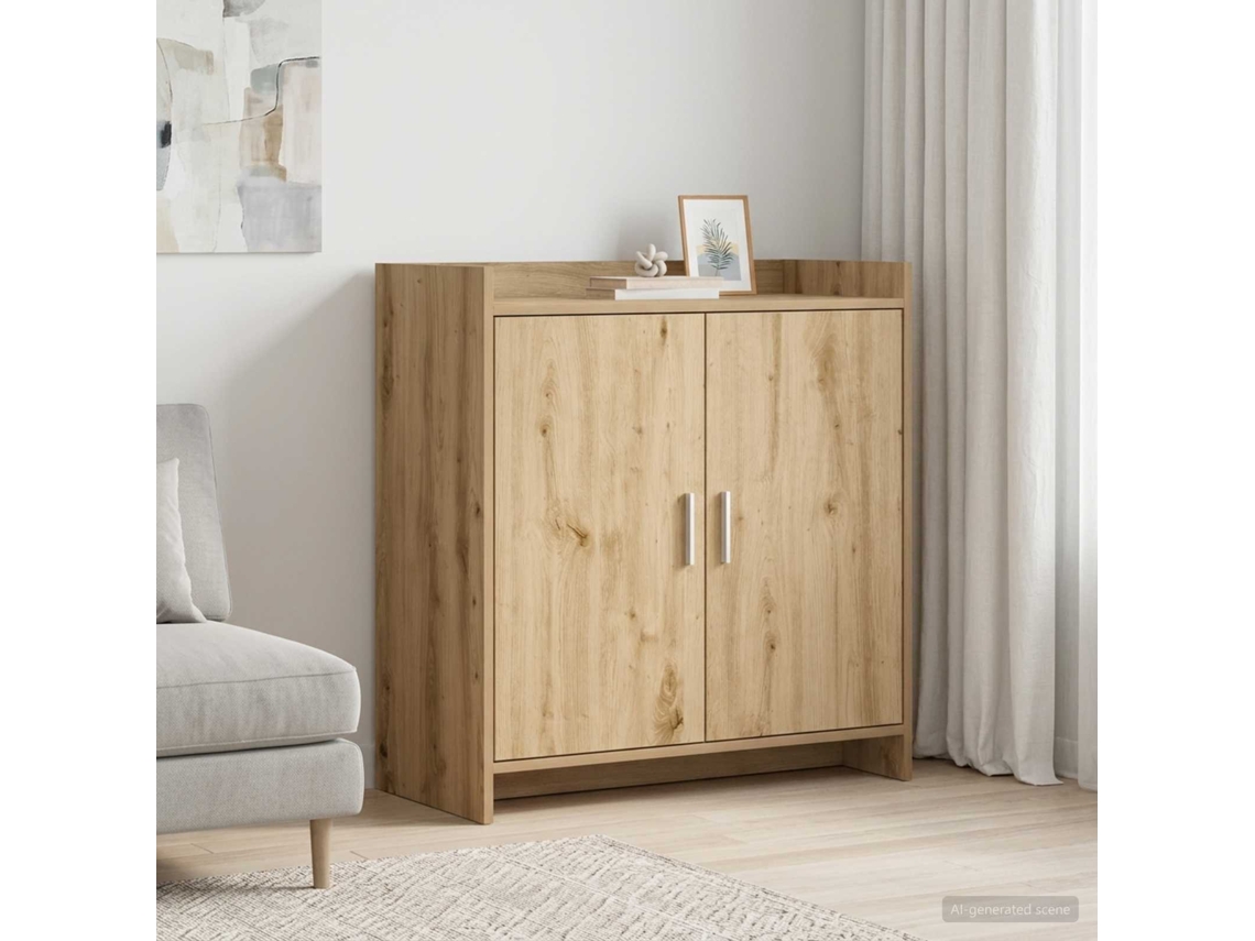 Vidaxl Buffet Carvalho Arttisan 72 X 36 X 80 Cm Derivados De Madeira