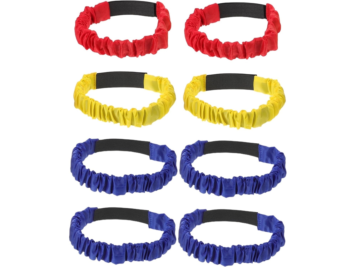 Conjunto De 8 Faixas Elásticas Para Tornozelo, Ideais Corrida Três Pernas, Treinamento Trabalho Em Equipe