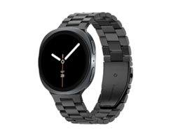 Pulseira Aço Inoxidável Lux Ferramenta Phonecare Para Samsung Galaxy Watch8 Lte 44mm Preto