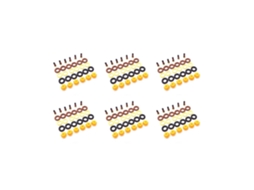 6x Kit de Reparação para Injetores de Combustível Compatível com Bmw E60 E39 520i 523i (ay rk004) (0280150440 / 13641703819)