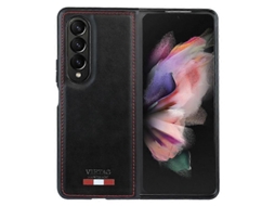 Capa De Celular Vietao Em Couro Pu Liso Para Samsung Galaxy Z Fold4