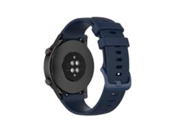 Pulseira De Silicone Com Textura Xadrez Pequena De 22 Mm Para Relógio Honor Gs 3i