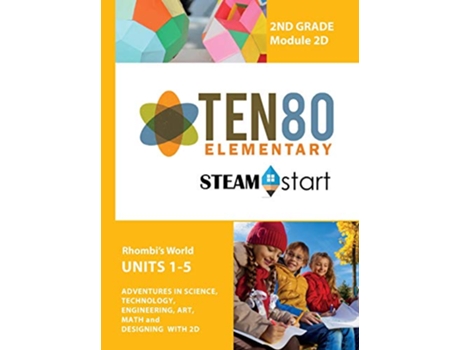 Livro STEAMStart Second Grade 2D Adventures in 2D Shapes 7 Steamstart K2 de Jeannie Ruiz (Inglês - Capa Dura)