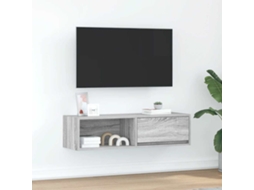 Vidaxl Móvel De Tv 100x31x25,5 Cm Derivados De Madeira Cinzento Sonoma