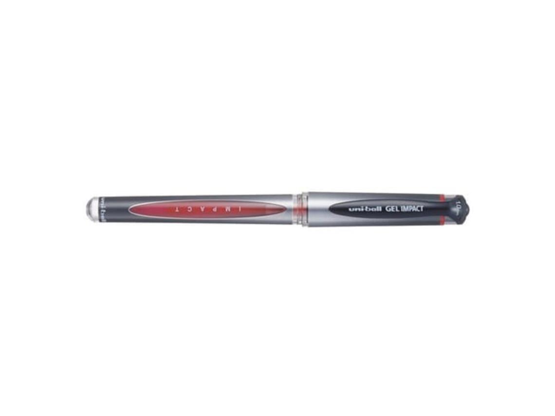 UNI-BALL Esferográfica de Tinta de Gel Impact Ponta Larga de 1 Mm Tinta Vermelha