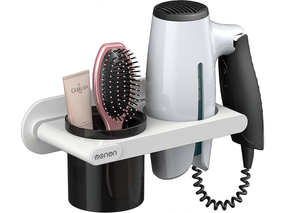 Suporte para Secador de Cabelo, Parede Multifuncional Banheiro, Sup Orte GOKOCO