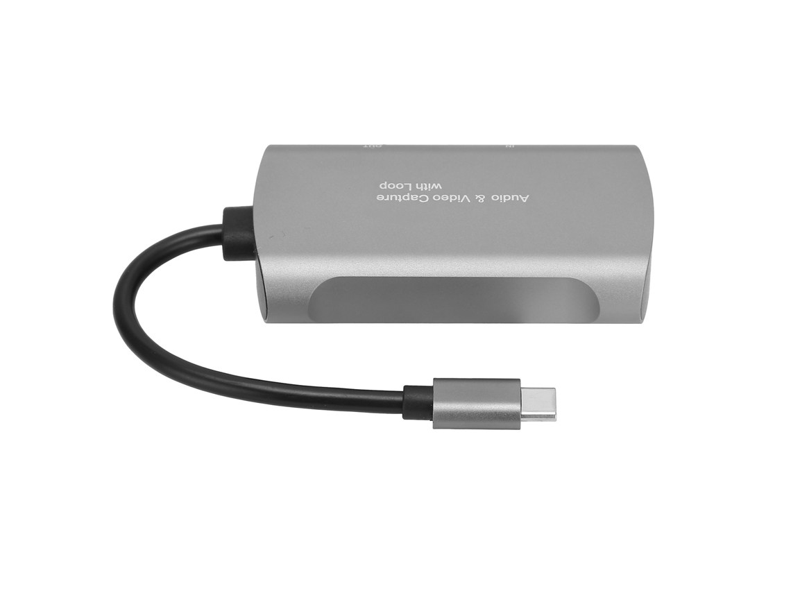 Placa De Captura De Áudio E Vídeo Com Loop 4k Typec Para Interface Multimídia De Alta Definição Dupla Slowmoose
