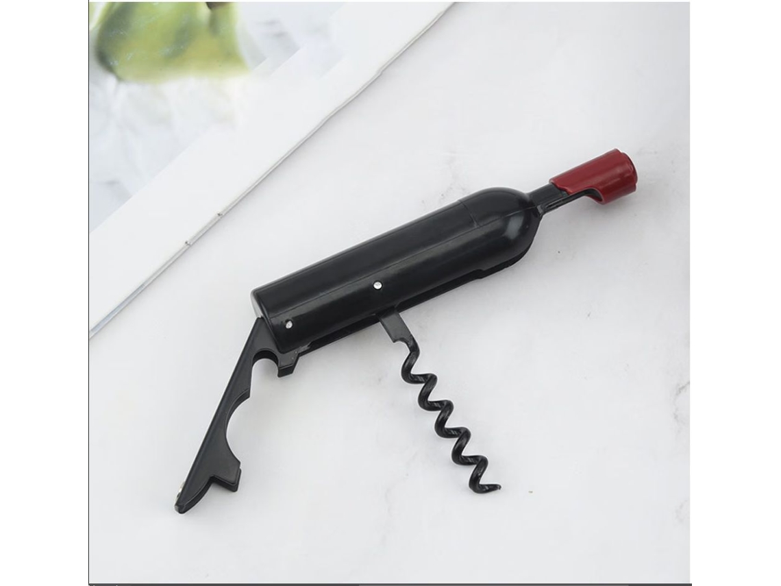Saca-rolhas E Abridor De Garrafas / Mini Garrafa Vinho Magnética Dimensões: 11,3 X 2,3 Cm-aquaforge