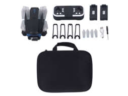 Drone Quadcopter Com Câmeras Duas, Luz Burst, Evasão De Obstáculos, 3 Baterias Para Exterior