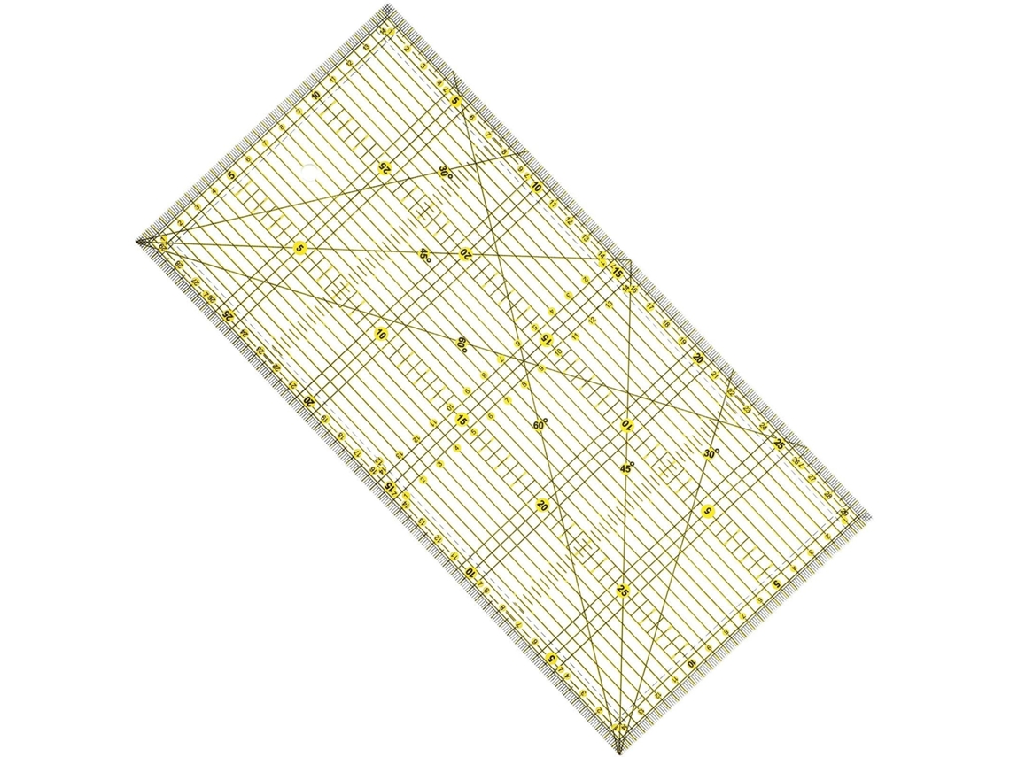 Lurelia Régua De Costura Em Acrílico Com Transparente Para Patchwork