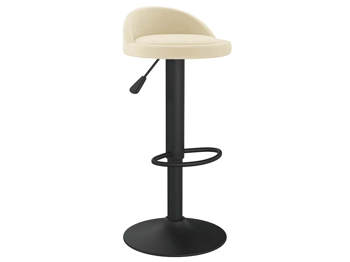Bar Stool, Bar Stools Vidaxl Creme Veludo (n/a)