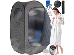 Sauna A Vapor Móvel Thermaluxe Eu, 1000 W, 15 Níveis De Temperatura Tectake