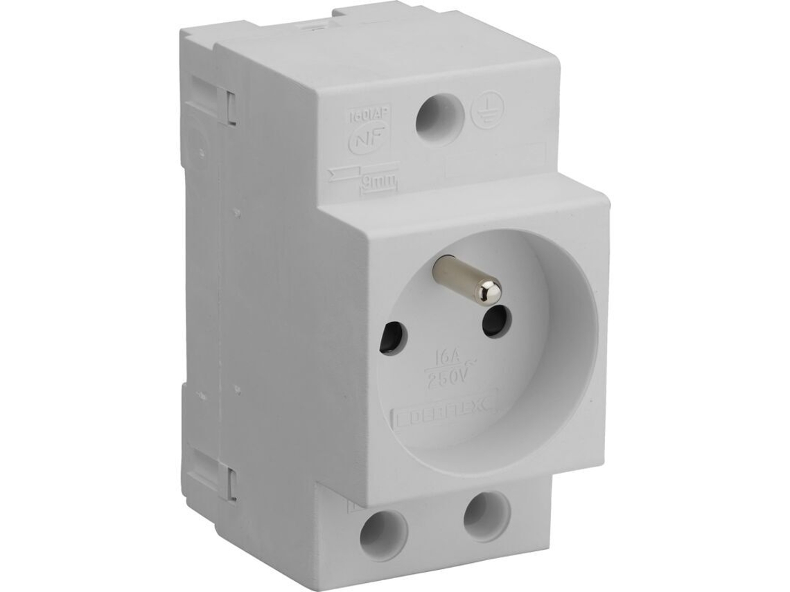 Tomada Modular 2p+j 10/16a Cinza, 707891 BRILVIBERA