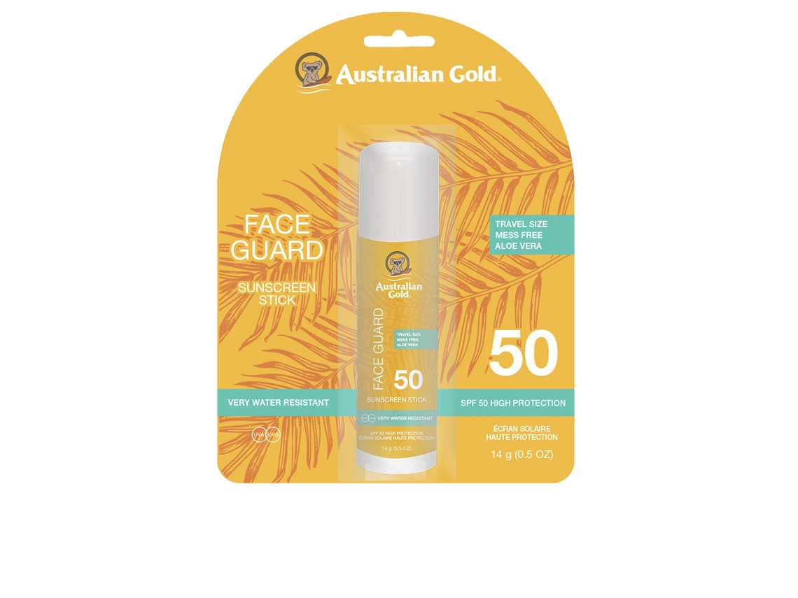 Protetor Solar Facial em Bastão Fps 50, 14 G 14 Gr AUSTRALIAN GOLD