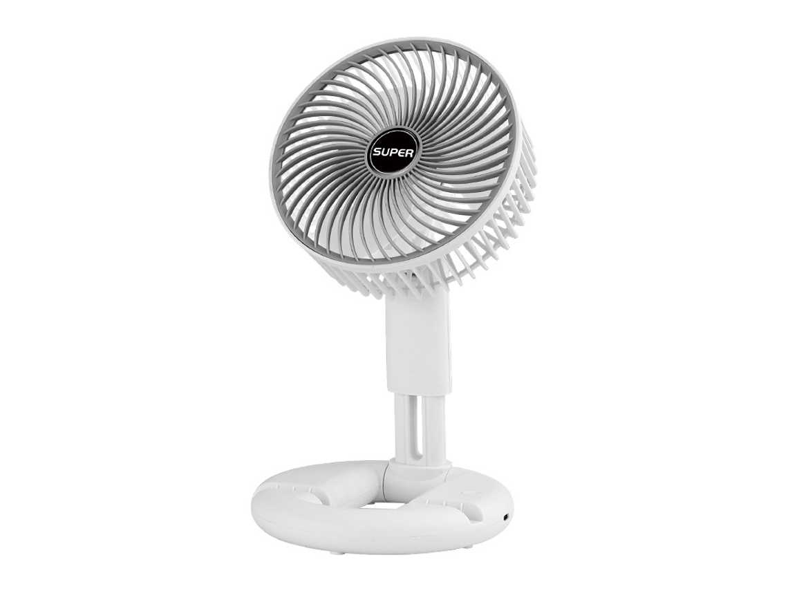 Mini Ventilador de Mesa Leve Carregado por Usb com Base em Forma U, Adequado Ideal para Quartos, Escritórios e Cozinhas, Casa STELASPLEN