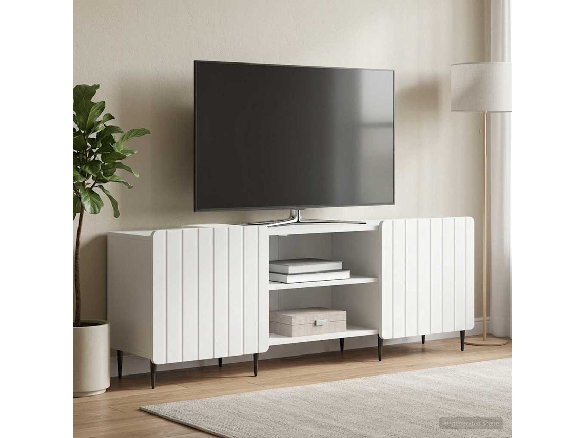Vidaxl Gabinete para Tv Branco 150 X 31 X 52 Cm Derivados de Madeira