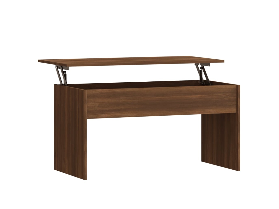 Coffee Table, Coffee Tables Vidaxl Marrom Madeira Processada (102 X 55 X 52.5 Cm)