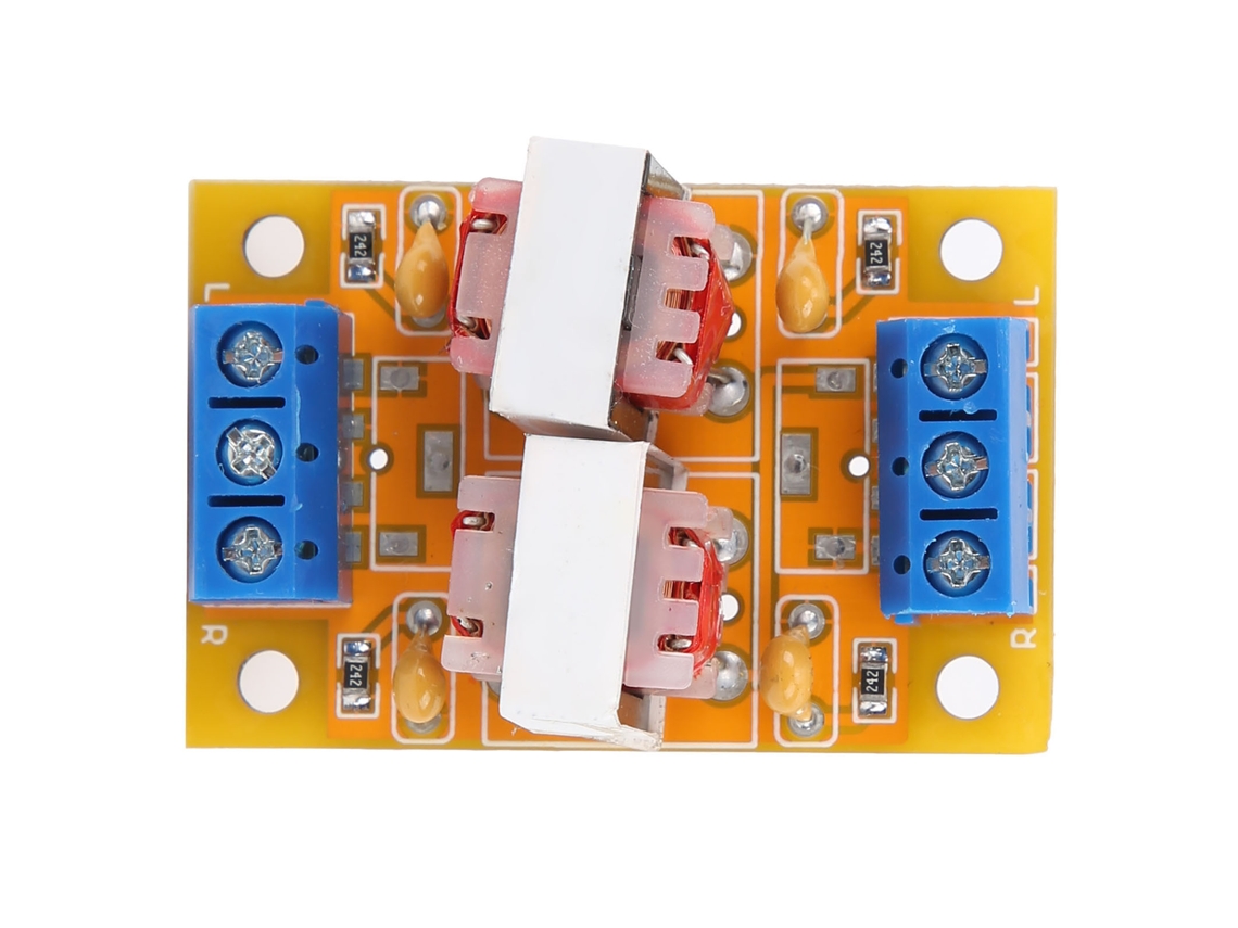 Módulo Isolador Áudio Estéreo Redutor Ruído Sinal Terra Comum Dc5v
