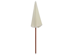 Guarda sol - Para sol - Toldo de Vela de Jardim com Poste de Aço 180 Cm Cor Areia HARLANV1