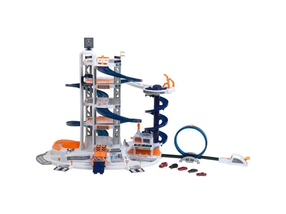 Garagem Mercedes Benz Mega Universe Klein 3809 Funções Eletrônicas, Catapulta Com Looping, Túnel, Etc. A Partir De 3 Anos
