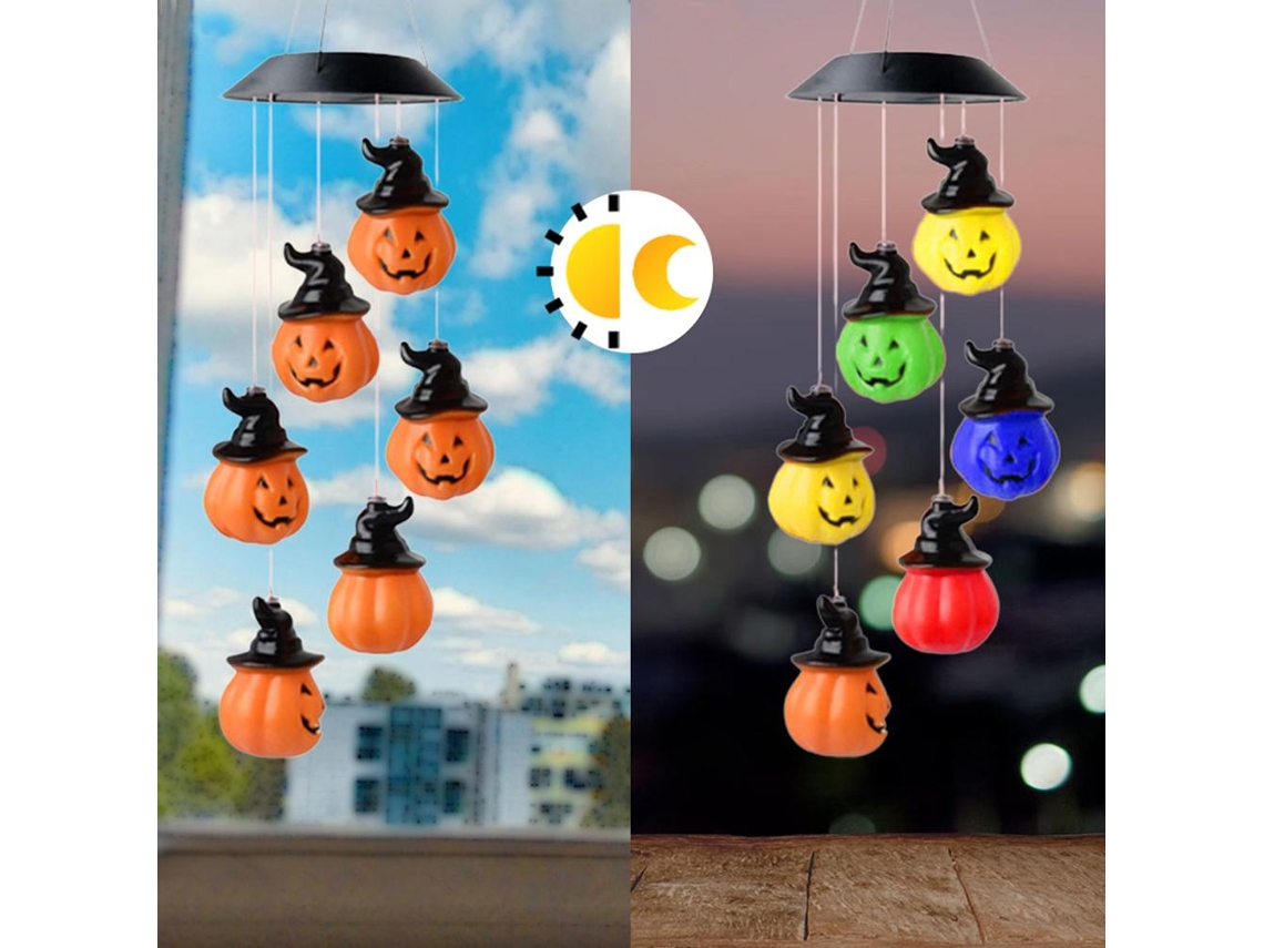 Luzes Jardim Decoração Abóbora Com Iluminação Gradiente