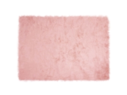 Conjunto 1 Tapete Vidaxl Rosa Poliéster (120 X 170 Cm)