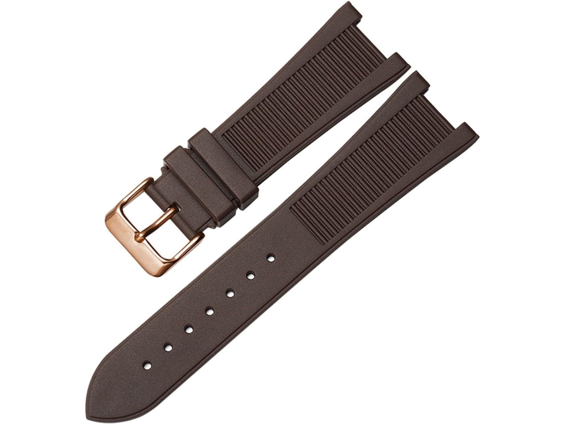 Pulseira de relógio de couro com 20 Mm Alta Qualidade Confortável Resistente S/MARCA
