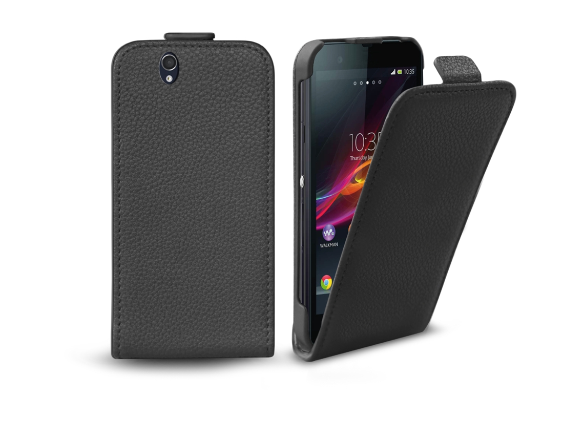 Flip PU Xperia Z SBS Preta