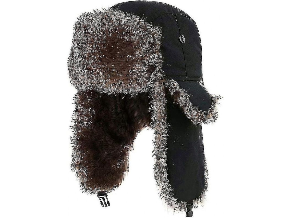 2026 gorro Aviador Unisex de Invierno, Gorro Ruso com Peluda Artificial, Quente e Impermeável para Atividades Ao Ar Livre
