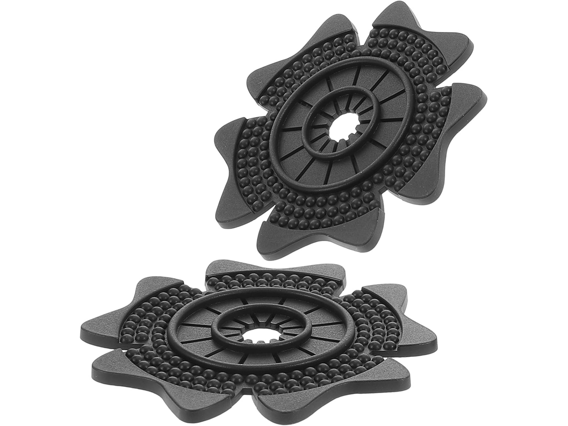 Conjunto de 2 protetores de orifício para braço do limpador de para-brisa em PVC marrom, proteção resistente.
