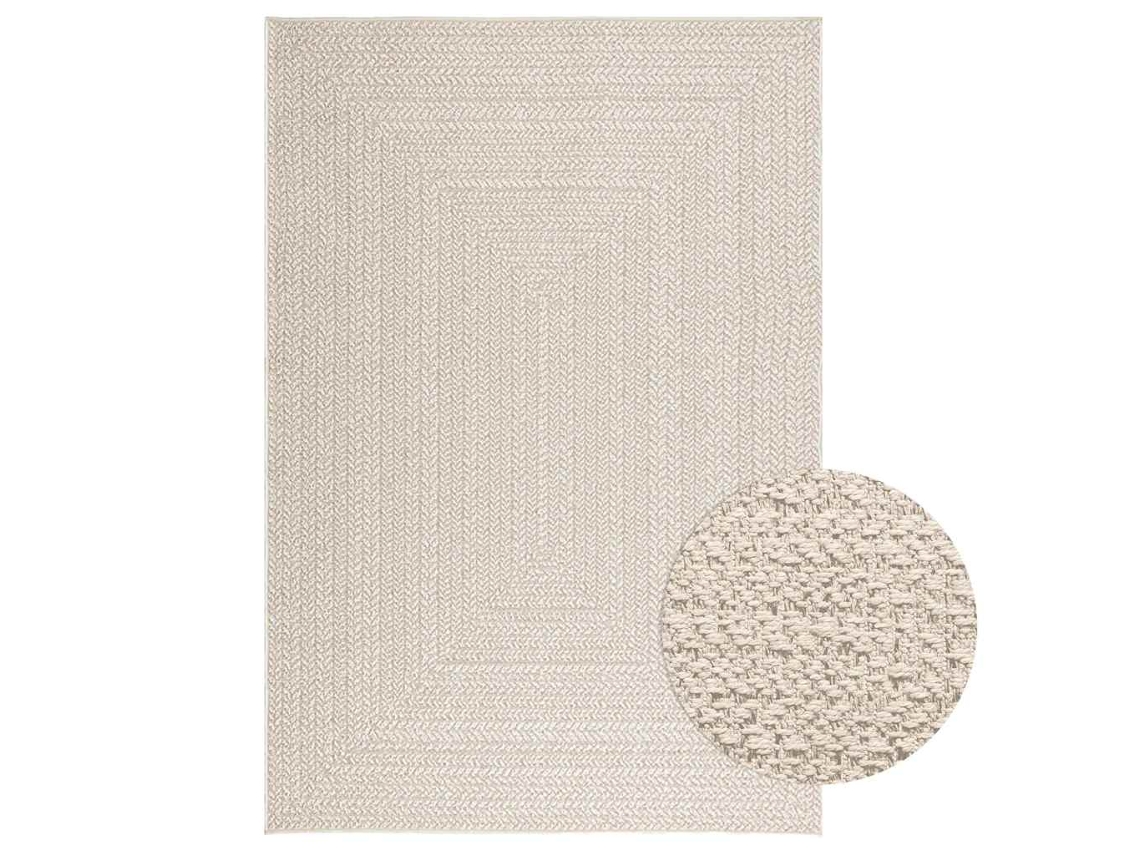 Rug, Rugs Vidaxl Creme Polipropileno (140 X 200 Cm)
