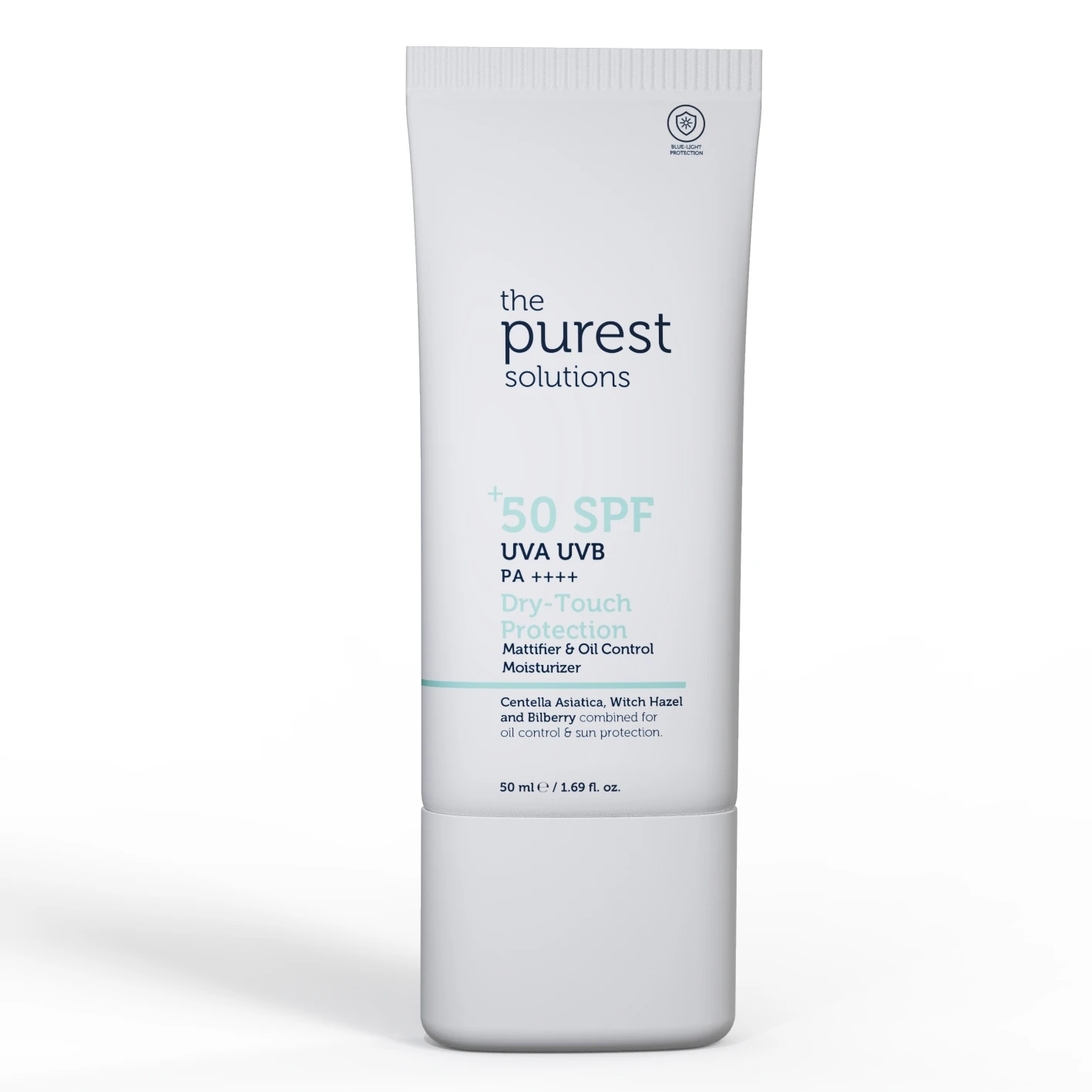 Proteção A Seco Mattifier e Hidratante de Controle de Óleo Para Pele Oleosa 50+ Spf
