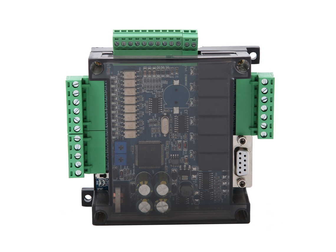 Plc Industrial Control Board Fx3u 14mr 8 Entradas 6 Saídas Controlador Programável