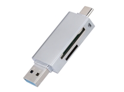 Adaptador LAXISCREED 2 em 1 Sd/tf Usb Type c Azul