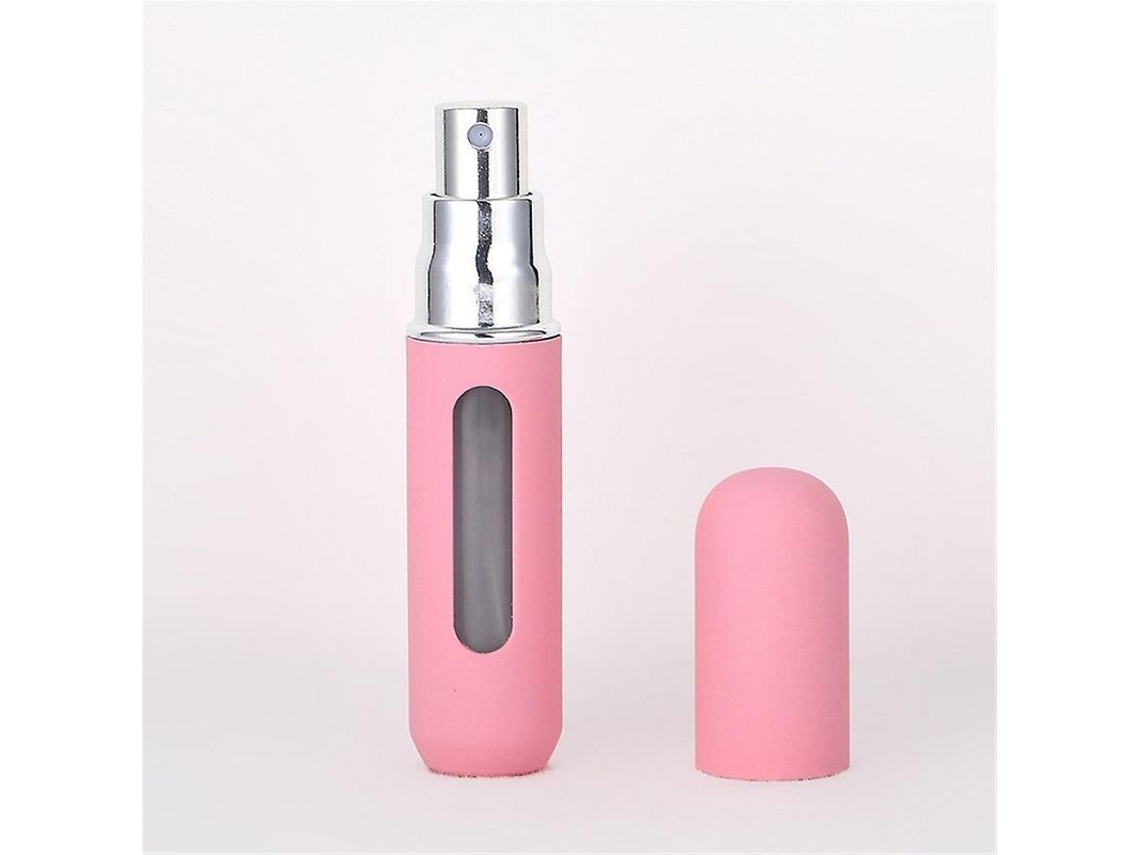 Garrafa de Perfume com Sprayer Refilável de 5ml Mini Portátil de Cor Macaron para Viagem