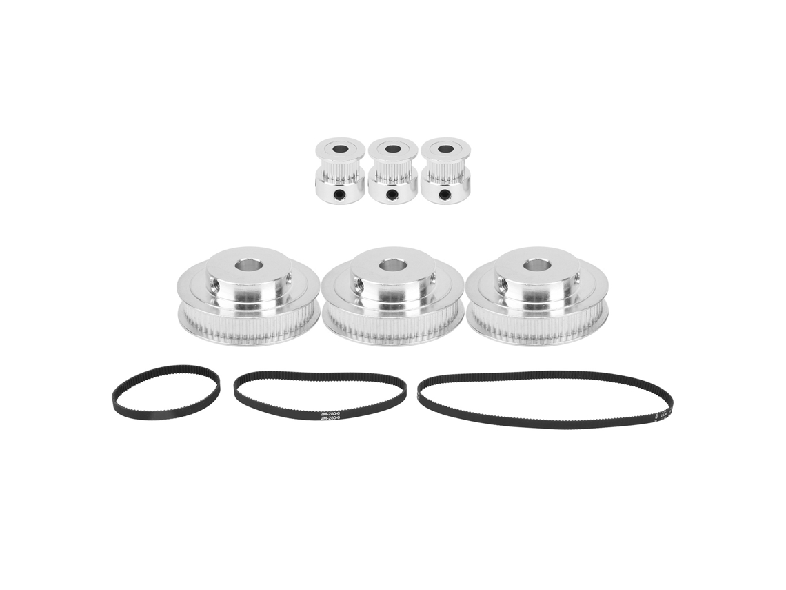 Rueda Sincrónica 20/60 Dientes Polea 8mm Correia De Tempo 2gt Peças De Impressora 3d