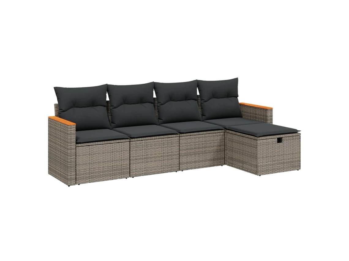 Garden Sofa Set, Garden Sofa Sets Vidaxl Cinzeto Rattan / Vime (n/a)
