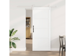 Vidaxl Porta Deslizante Orkdal 83 X 202 Cm Madeira De Pinho Maciça
