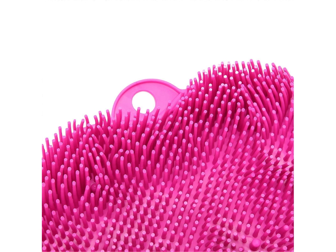 Tapete Massageador Para Os Pés Uso No Chuveiro, Melhora A Circulação Sanguínea, Reduz Dor E Alivia Cansados ​​e Doloridos. Cor Rosa.