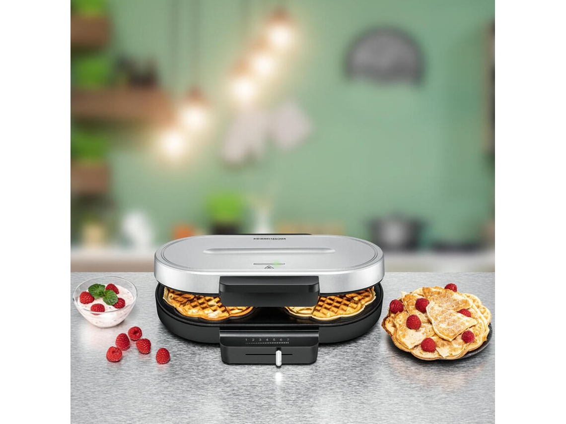 Máquina de Waffles Rommelsbacher Wa 1250 Waffle Maker Worten.pt