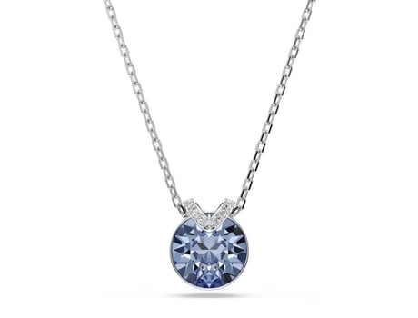 Colar Swarovski Colar Swarovski Bella V Azul Cor Do Material Branco Tamanho/comprimento 43 Cm Branco