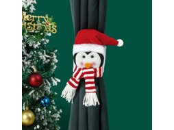 Fivela De Boneca De Desenho Animado De Natal, Fivela Fixa Para Cortina De Porta, Fivela De Decoração De Natal, Pinguim Aquaforge