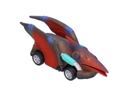 Ats modelo de Dinossauro com Tração para Trás Carro de Brinquedo Educativo de Quatro Rodas para Crianças