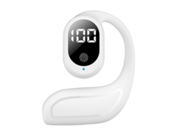 Fones De Ouvido Sem Fio Ergonômicos Com Tela De Led Para Fácil Controle E Bateria De Longa Duração Para Esportes. Branco. Ly Ebike